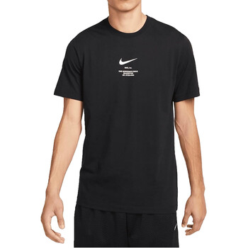 Textil Homem T-Shirt mangas curtas grigio Nike DZ2881 Preto