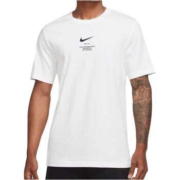 Textil Homem T-Shirt mangas curtas react Nike DZ2881 Branco