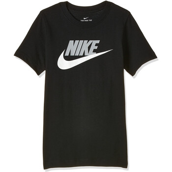 Textil Rapaz T-Shirt mangas curtas Nike AR5252 Preto