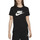 Textil Mulher T-Shirt mangas curtas Nike DX7906 Preto