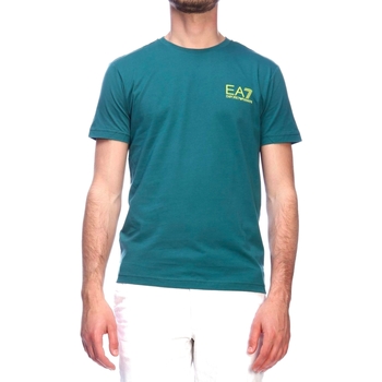 Textil Homem T-Shirt mangas curtas Emporio Armani EA7 3GPT05-PJ02Z Verde