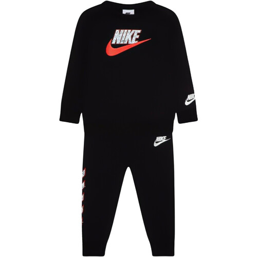 Textil Rapaz Todos os fatos de treino masculino Nike 86K514 Preto