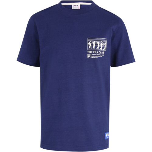 Textil Rapaz T-Shirt mangas curtas hiking Fila FAT0257 Azul