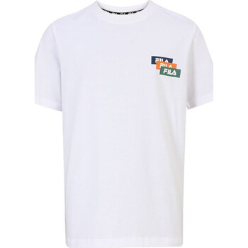 Textil Rapaz T-Shirt mangas curtas Fila Categories FAT0238 Branco