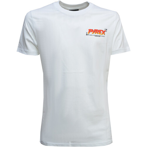 Textil Homem T-Shirt mangas curtas Pyrex 44195 Branco