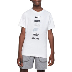 Textil Rapaz T-Shirt mangas curtas Nike DX9510 Branco