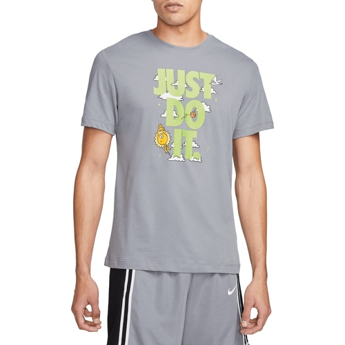 Textil Homem T-Shirt mangas curtas flyknit Nike DZ2693 Cinza