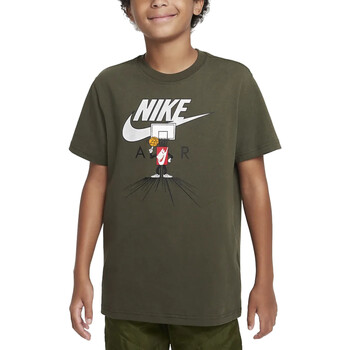 Textil Rapaz T-shirt CMP Logo amarelo cinzento Nike DX9527 Verde