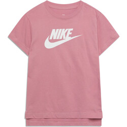 Textil Rapariga T-Shirt mangas curtas Nike AR5088 Rosa