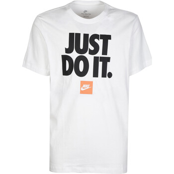 Textil Homem T-Shirt mangas curtas Nike DZ2989 Branco