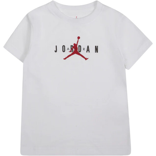 Textil Rapaz T-Shirt mangas curtas Nike 85B922 Branco