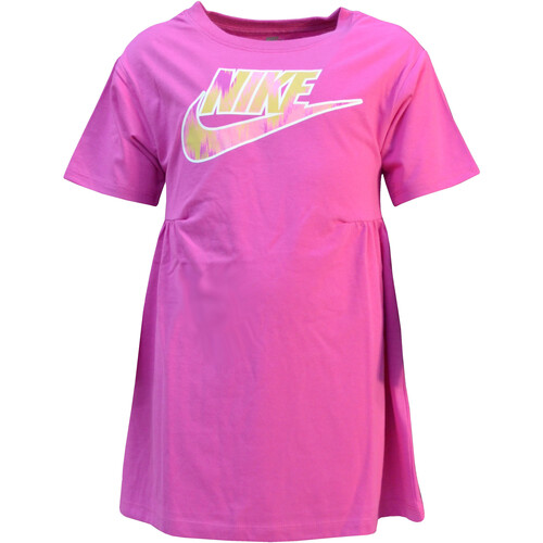 Textil Rapariga Vestidos Nike met 36K601 Rosa