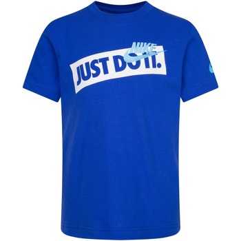 Textil Rapaz T-Shirt mangas curtas Nike products 86K524 Azul