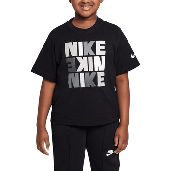 Textil Rapariga T-Shirt mangas curtas Nike DZ3579 Preto