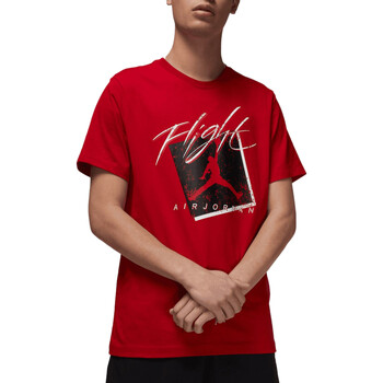 Textil Homem T-Shirt mangas curtas Nike duck DX9593 Vermelho