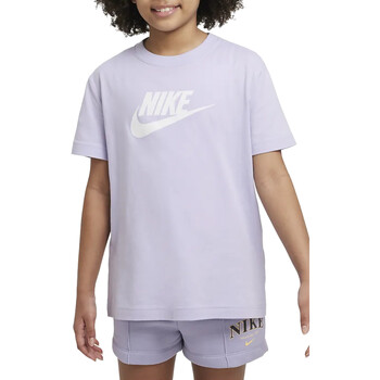 Textil Rapariga T-Shirt Hochgeschlossenes mangas curtas Nike FD0928 Violeta