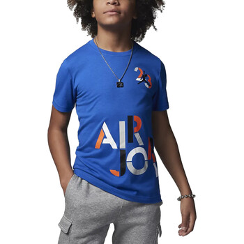 Textil Rapaz T-Shirt mangas curtas Nike DQ5016-100 95C182 Azul