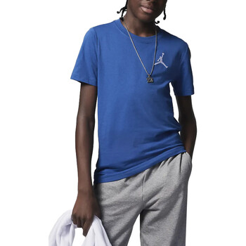 Textil Rapaz T-Shirt mangas curtas suede Nike 95A873 Azul