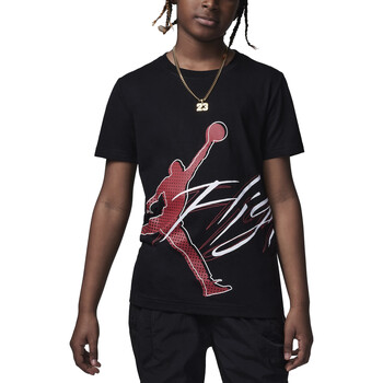 Textil Rapaz T-Shirt mangas curtas Nike DQ5016-100 95C430 Preto