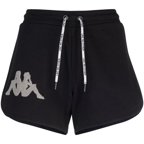 Textil Mulher Shorts / Bermudas Kappa 304IEY0 Preto