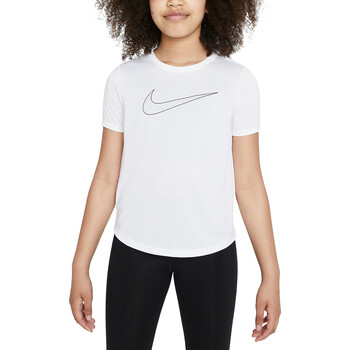 Textil Rapariga T-Shirt mangas curtas dress Nike DD7639 Branco
