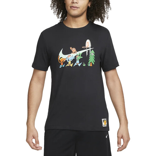 Textil Homem T-Shirt mangas curtas Nike FD0067 Preto