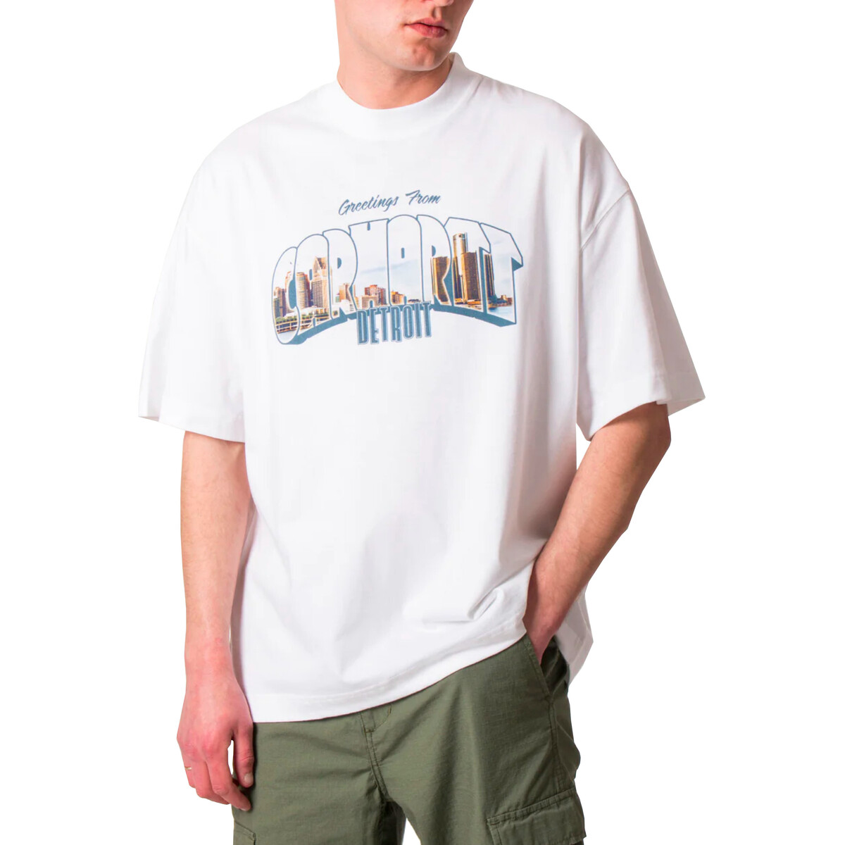 Textil Homem T-Shirt mangas curtas Carhartt I031722 Branco