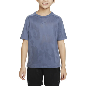 Textil Rapaz T-Shirt mangas curtas Nike Dri-FIT FB1283 Azul