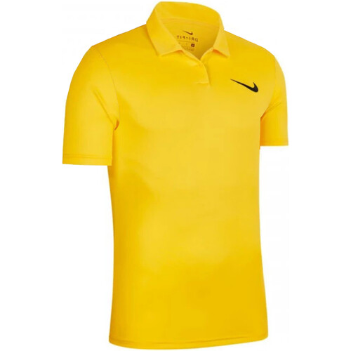 Textil Homem Polos mangas curta Nike 129406 Amarelo