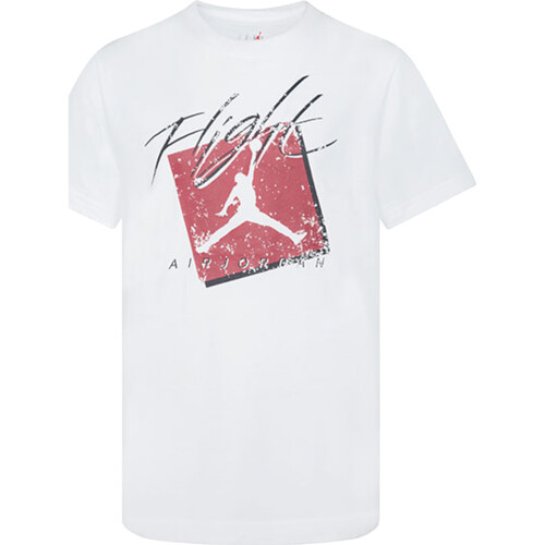 Textil Rapaz T-Shirt mangas curtas Nike flyknit 95C346 Branco