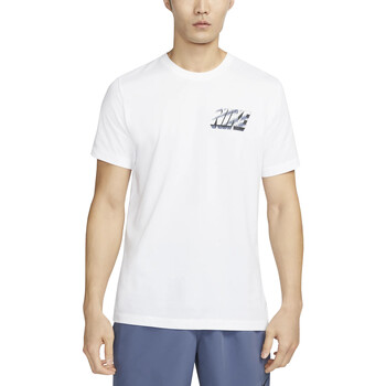 Textil Homem T-Shirt mangas curtas Nike FD0132 Branco