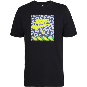 Textil Homem T-Shirt mangas curtas Nike FB9815 Preto