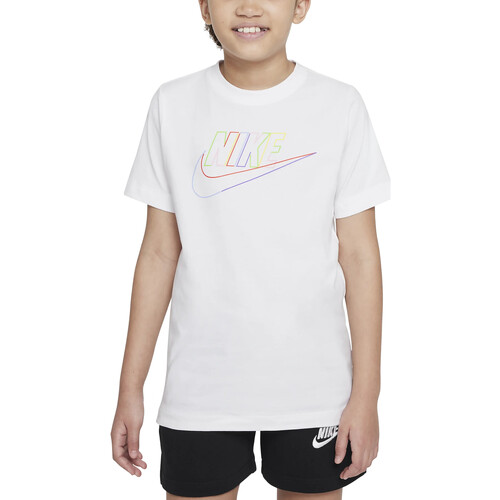 Textil Rapaz T-shirt CMP Logo amarelo cinzento Nike DX9506 Branco