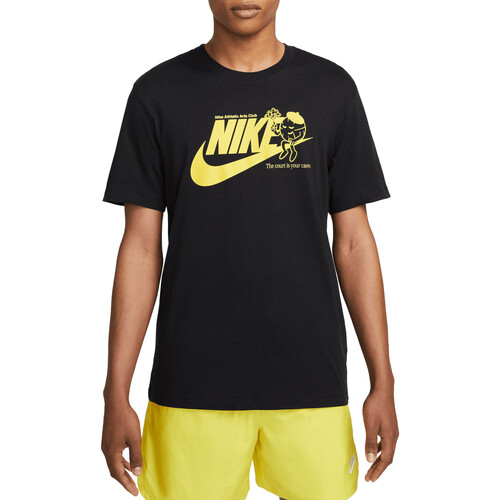 Textil Homem T-Shirt mangas curtas Nike FB9796 Preto