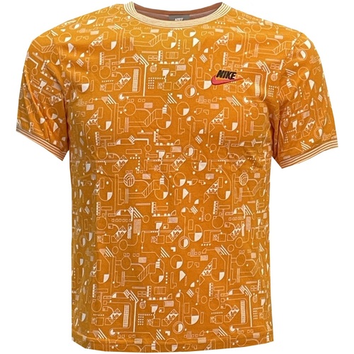 Textil Rapaz T-Shirt Hochgeschlossenes mangas curtas Nike 273451 Laranja