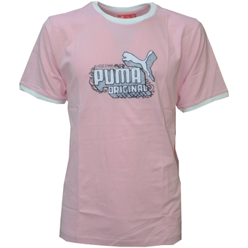 Textil Homem T-Shirt mangas curtas Puma 544387 Rosa