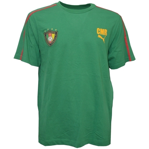 Textil Homem T-Shirt mangas curtas Puma 802831 Verde
