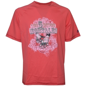 Textil Homem T-Shirt mangas curtas Nike 128850 Vermelho