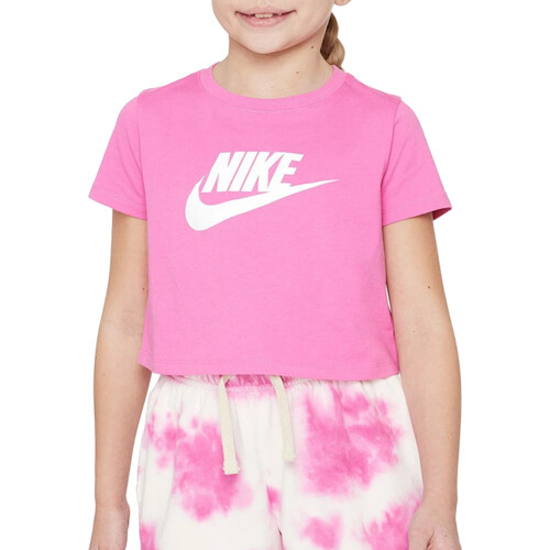 Textil Rapariga T-Shirt braata curtas Nike DA6925 Rosa