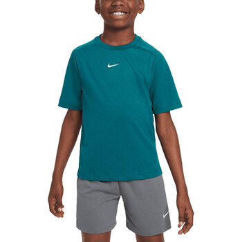 Textil Rapaz T-Shirt braata curtas Nike DX5380 Verde