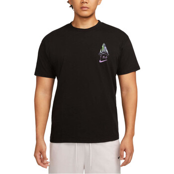 Textil Homem T-Shirt mangas curtas Nike FJ2319 Preto