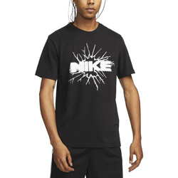 Textil Homem T-Shirt mangas curtas Nike FJ2302 Preto