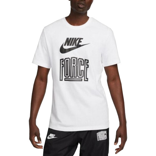Textil Homem T-Shirt mangas curtas Nike FD0058 Branco