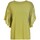 Textil Mulher T-Shirt draped mangas curtas Deha B94370 Amarelo