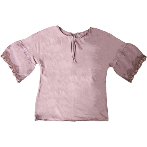 Textil Mulher T-Shirt mangas curtas Deha D93020 Rosa