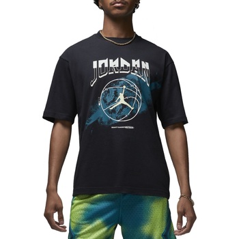 Textil Homem T-Shirt mangas curtas Nike FB7445 Preto