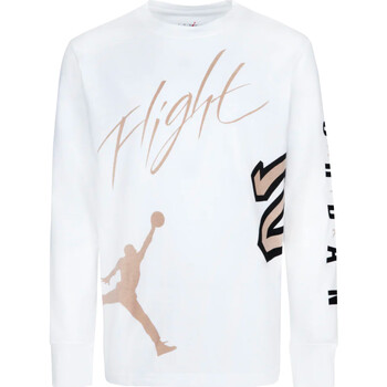 Textil Rapaz T-shirt mangas compridas Nike DQ5016-100 95C614 Branco