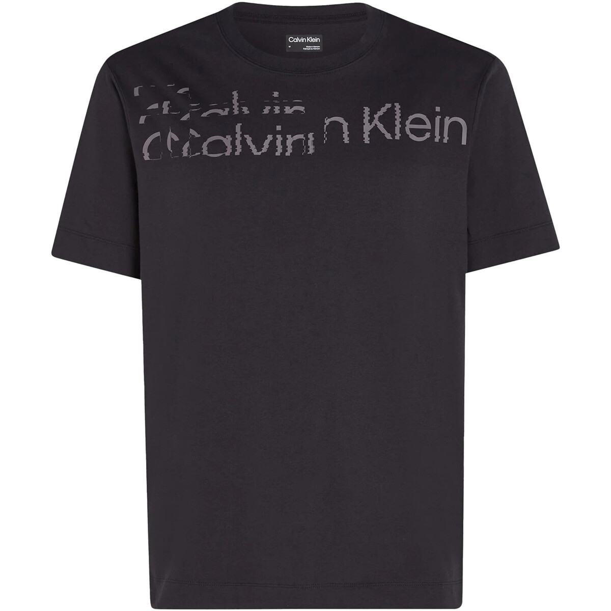 Textil Homem T-Shirt mangas curtas Calvin Womens Klein Jeans OOGMF3K141 Preto