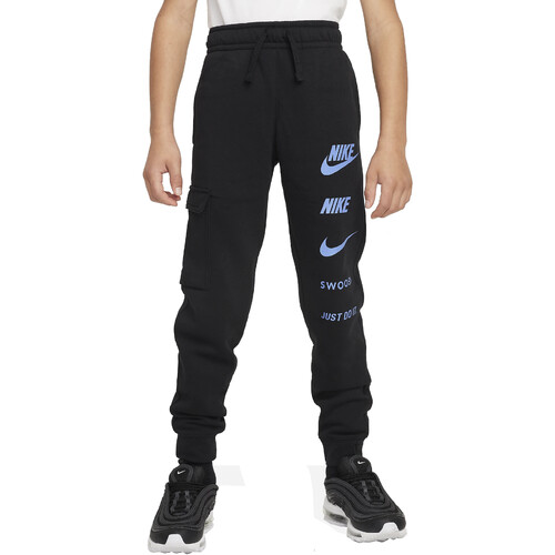 Textil Rapaz Calça com bolsos Nike FN7712 Preto