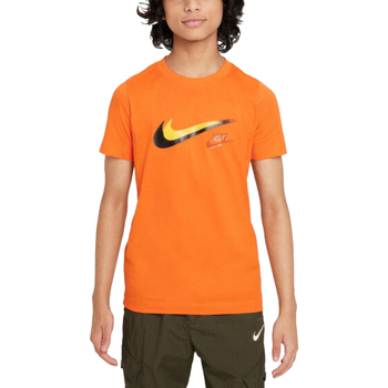 Textil Rapaz T-Shirt mangas curtas Nike FZ4714 Laranja